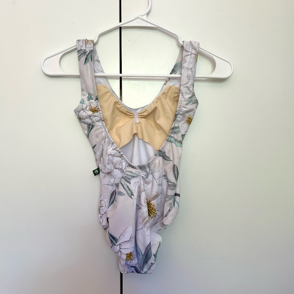 CustomFloral LuckyLeo "Moon" Low-back Leotard - Picture 2 of 4